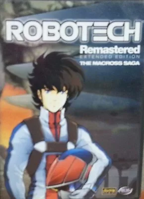 Robotech Remastered: The Extended Edition- The Macross Saga  DVD  LIKE NEW • $7.99