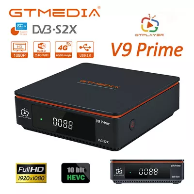 GTMEDIA DVB-S/S2/S2X FTA Satellite Receiver WIFI DVR TV Box FullHD Media Player • $39.99