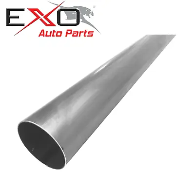 $42.99 • Buy 2 1/2  2.5  Inch (63.5mm) OD Mild Steel Exhaust Tube Pipe X 1 Metre