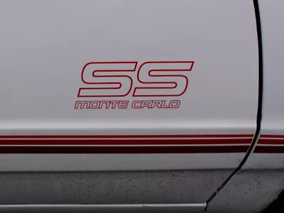 87 88 Monte Carlo SS Decals & Stripes OEM Replacement  Complete Set • $169