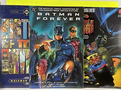 Batman Forever  Batman Judge Dredd History DC Universe( 3 Books ) ￼￼ • $4.99