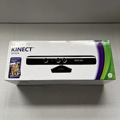 XBox 360 Kinect Sensor Model 1414 + Kinect Adventures Microsoft Black Sealed New • $79.15