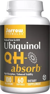 Jarrow Formulas  Ubiquinol QH-absorb 100mg  Free P&P • £39.67