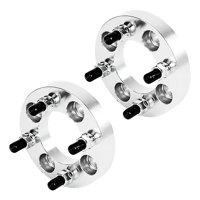 4x4.25 To 4x4.25 (4x108mm) 4 Lug Wheel Adapters Spacers 1  Thick 12x1.5 Stud |x2 • $30.67