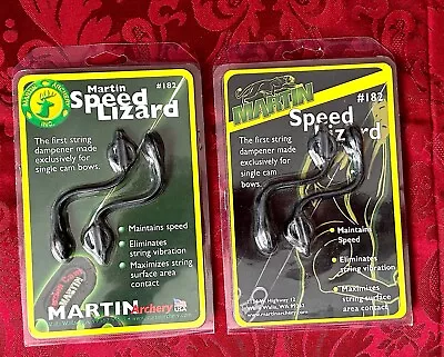 2 String Dampeners By Martin Archery Speed Lizard #182 For Single Cam Bows NEW • $19