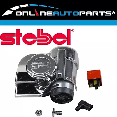 Stebel Nautilus Super Nova Chromed Air Horn 139dB 12 Volt Car Bike Truck Chrome • $45.17