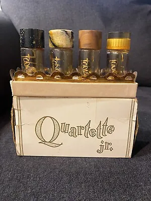 Faberge Vintage Quartette Jr Cologne Set Tigress Act IV Aphrodisia Woodhue 1/2oz • $19.99