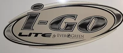 Evergreen Igo Decal Logo / Name I Go Graphic / Stripe Trailer Camper Teardrop L  • $1199.72