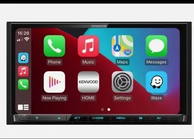 Kenwood DMX7017DABS 7inch Apple CarPlay Bluetooth Car Stereo AV Receiver  • £285