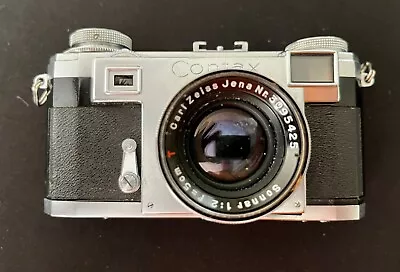 Nice Contax IIa With Sonnar 1:2 For = 5cm T Carl Zeiss Jena Works! Classic • $873.54