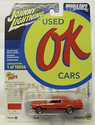 Johnny Lightning 1976 Plymouth Volare Road Runner Muscle Cars Spitfire Orange • $13.99