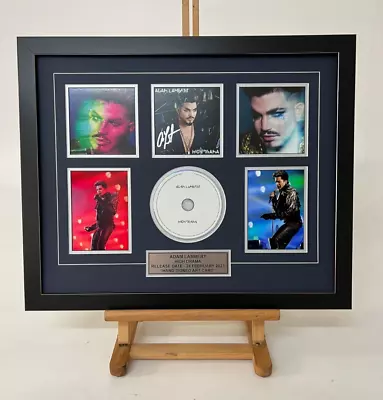 Adam Lambert High Drama Hand Signed Official Cd Comes Framed & With Coa Queen • $295