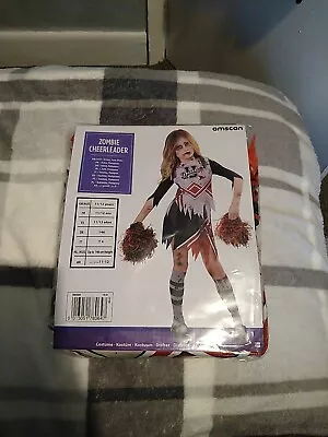 Girls Fancy Costume Zombie Cheerleader Size 11-12 • £8