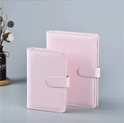 PU Leather Notebook Binder A5-A6   6 Ring Planner With Stylish Design • $9.99