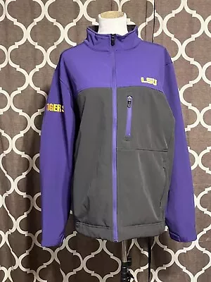 LSU Tigers Men’s Jacket Coat Full Zip NCAA College Colosseum Men’s Size XL • $27.99