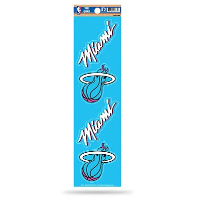 Miami Heat Miami Vice Set Of 4 Decals Stickers The Quad By Rico 2x2 Inches • $8.99