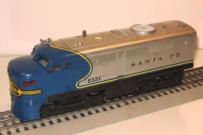 LIONEL 6-8351 Santa Fe ALCO A Diesel O Gauge 1973-75 Runs FOR RESTORATION • $19.95