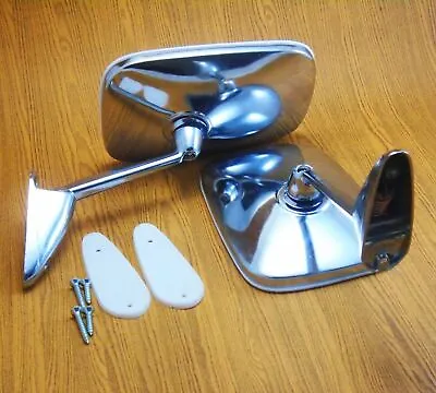 For Ford F-100 Ranger F-Series 1967-72 Pair Chrome Fender Side View Mirrors Door • $75.99