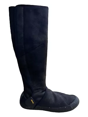 Vibram Furoshiki Shearling High Boots Women's Black Size S (38/39) • $50