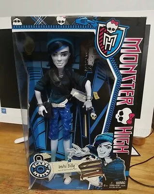 Monster High 2013 SCARE MESTER INVISI BILLY Doll Son Of The Invisible Man Mattel • $61.99