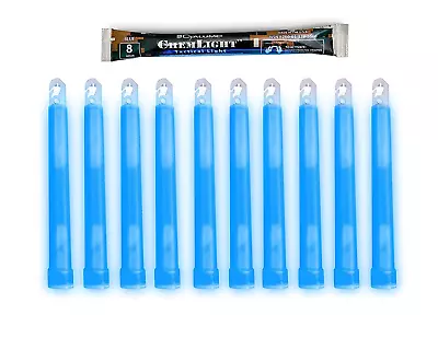 Cyalume Military Grade Blue Glow Sticks - Premium Bright 6” ChemLight  • $49.13