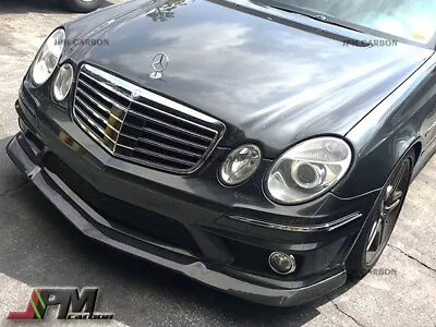 CS Style For 06-09 Benz W211 E63 AMG Front Bumper Lip CF Carbon Fiber • $399.95