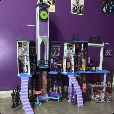 Monster High Deadluxe High School Castle Deluxe Playset Disassembled -used • $109.99