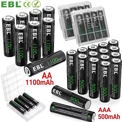 Lot AA AAA Rechargeable Batteries 1.2V NiCd Battery For Garden Solar LED Lights • $8.09