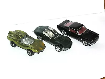 Vintage & Modern Johnny Lightning Turbine Mako Mustang **TEENYCARZ TRIPLETS** • $7.25