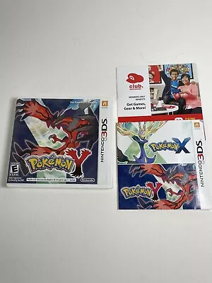 Nintendo 3DS Pokemon Y Case & Manual Only - No Game • $15