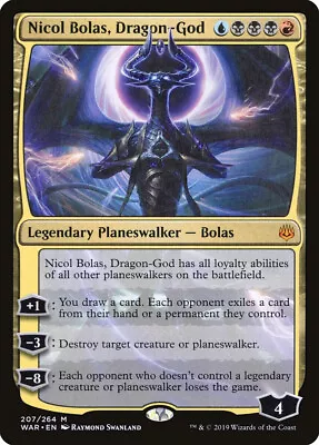 MTG Nicol Bolas Dragon-God  - War Of The Spark • $3.69