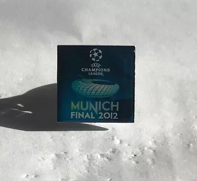 Pin Badge - UEFA CHAMPIONS LEAGUE FINAL MUNICH 2012 - Bayern Munich V Chelsea • £4.99
