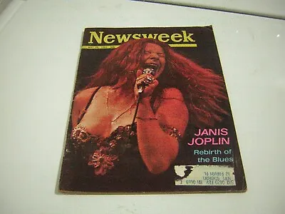 Janis Joplin Magazine 1969 Newsweek Vintage May 26 1969 • $30