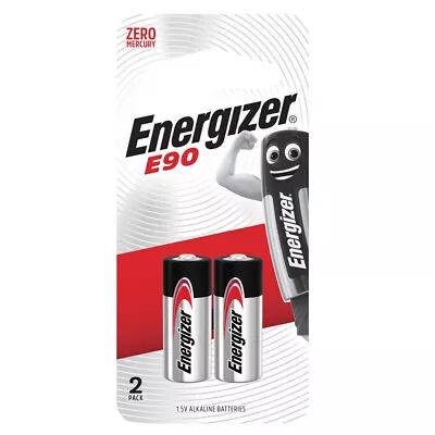 Energizer E90 Alkaline Batteries Camera Toys Torches Battery Power 1.5V 2 Pack • $15.20