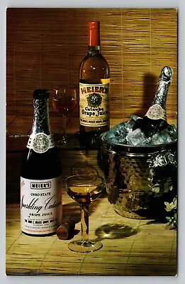 Postcard Meier Still Sparkling Catawba Grape Juice Co. Advertising -E2 • $5.99