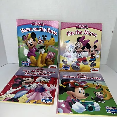 Lot Of 4 Disney Minnie Story Reader/ Me Reader Children's Hardback Books Only • $9