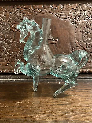 £99.99 • Buy Vintage Murano Italian Art Glass Decanter - Glass Prancing Horse - Decorative