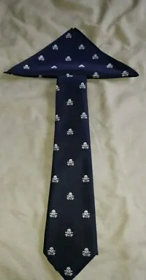 17th 21st Lancers Old Comrades  Regimental Tie Plus Pocket Square • £25