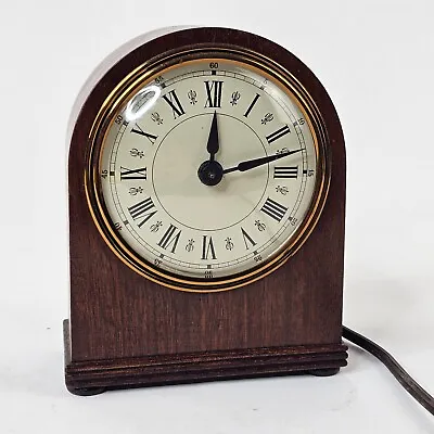 Vintage Wooden Electric Desk Clock 5 L X 2.5 W X 6'H • $39.99