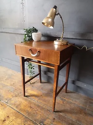 £80 • Buy Mid-Century Vintage Meredew Tola Bedside Lamp Side Table With Drawer
