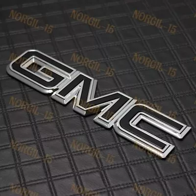 Black Rear Liftgate Emblem Badge For GMC Sierra Yukon Canyon C1500 C2500 C3500 • $27.08