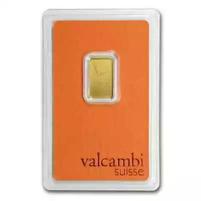2.5 Gram Gold Bar - Valcambi (In Assay) • $221.44