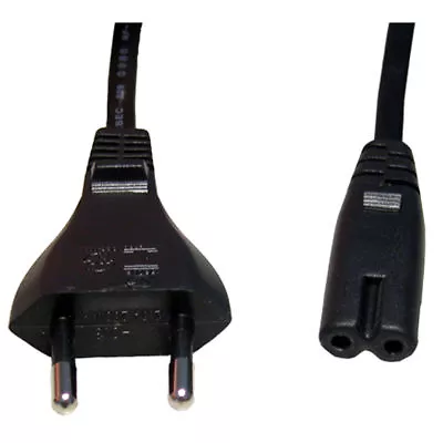 $8.34 • Buy Power Cable Lead Mains 8 Figure 2 Pin Eu For Apple Tv 2nd Gen, 3rd Gen