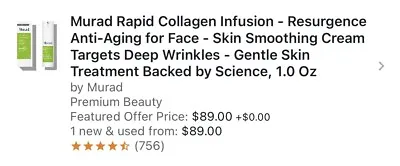 Murad Rapid Collagen Infusion - 1 Fl Oz • $75