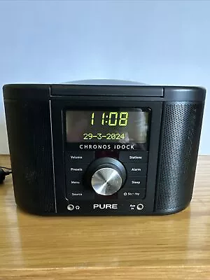 Pure Chronos IDock Series II 2 DAB/FM Radio Alarm Clock IPod • £10