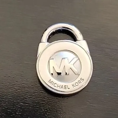 MICHAEL KORS Replacement Silver Lock Handbag Charm Tag • $7.99