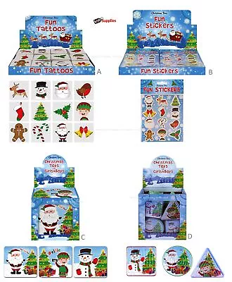 £3.40 • Buy Kids Christmas Tattoos Childrens Party Bag Fillers Temporary Tattoo Stickers