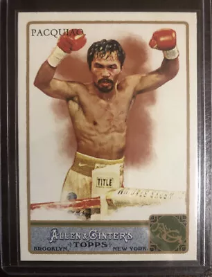 $65 • Buy 2011 Topps Allen & Ginter's - #262 Manny Pacquiao (RC)