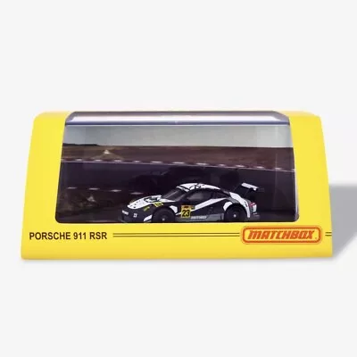 Mattel Creations Matchbox Collectors Matte Black Porsche 911 RSR • $45.99