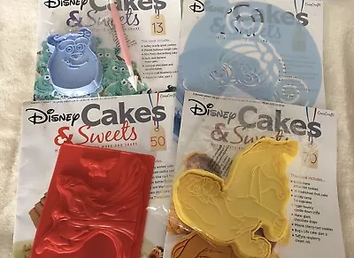 Bundle Job Lot 4 X Disney Cakes & Sweets Magazines & Extras Cooking Baking #4 • $8.71